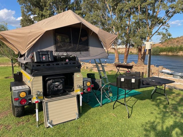 Echo Roadster camper trailer listed on Kampi with smart calendar blocking