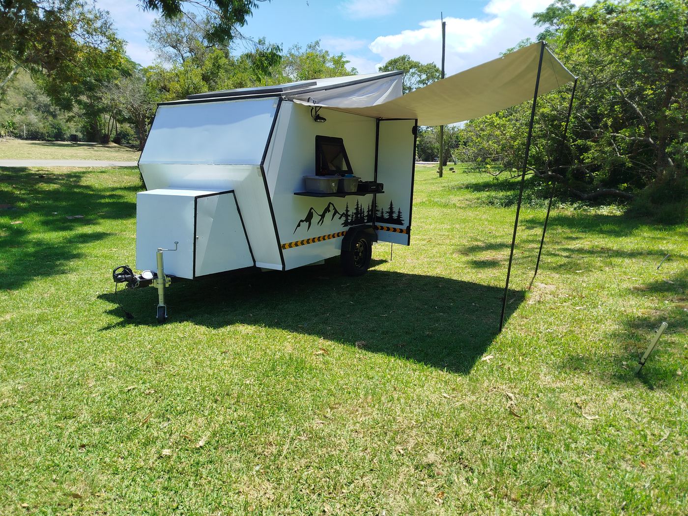 Modern camper listed on the rebuilt Kampi platform